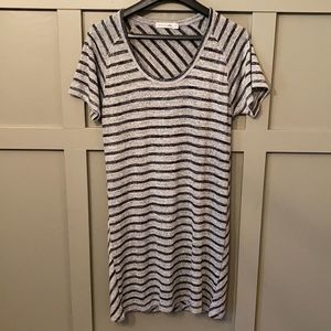 RAG & Bone Short Sleeve Striped Sweater Dress